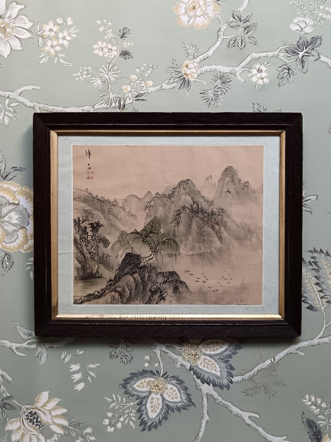 Birds and Mountains Japanese Landscape Painting(1).jpg
